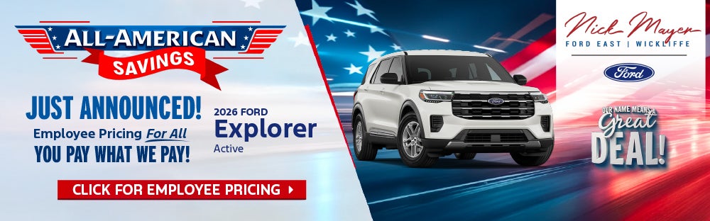 Nick Mayer Ford East 2025 Explorer