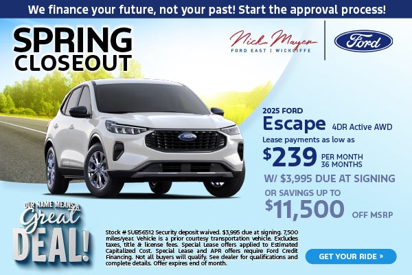 2025 Ford Escape 4DR Active AWD