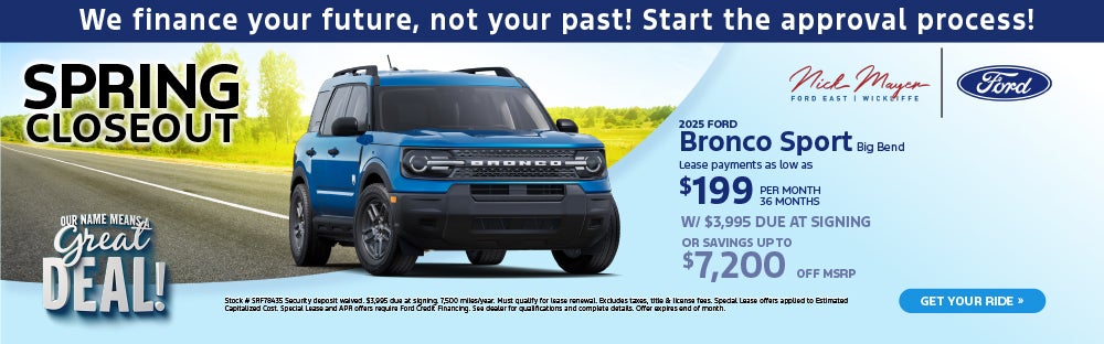 Nick Mayer Ford East 2025 Bronco