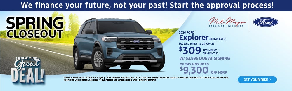 Nick Mayer Ford East 2025 Explorer